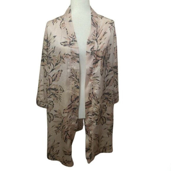 House of Harlow 1960 Other - House of Harlow 1960 floral open front satin feel feminine robe size S